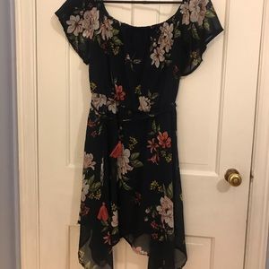 Bailey Blue flowy flower dress